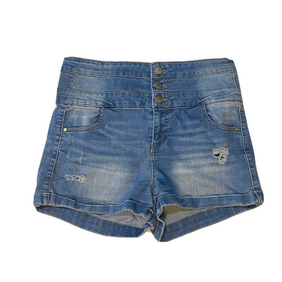 Tinseltown Pants - Tinseltown Denim Shorts Size 9 Women's Medium Wash High Waist NWOT